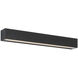 Stripe LED 2.36 inch Black Outdoor Wall Mount